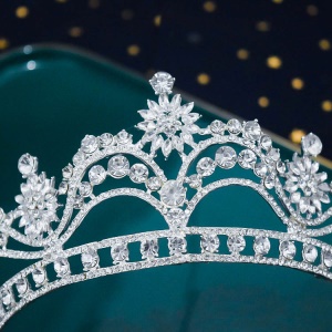 Couronne de mariée en alliage de zinc
