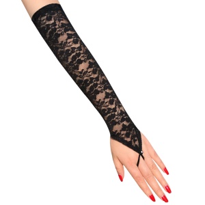 Gants de mariage crochet doigt dentelle