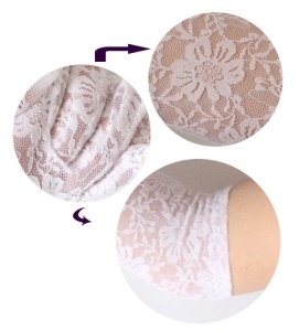 Gants de mariage dentelle protection solaire