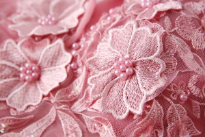 TIANSHIJIAYI robe de soirée rose tridimensionnelle