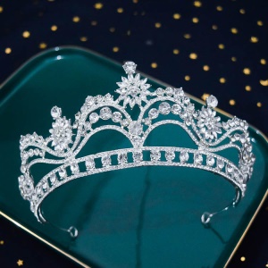 Couronne de mariée en alliage de zinc