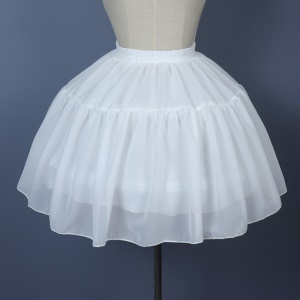 Jupe en mousseline de soie pour femme