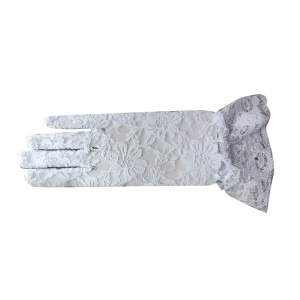 Gants de mariage dentelle fleur protection solaire