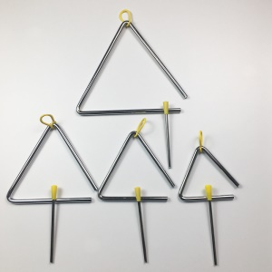 Triangle musical en fer