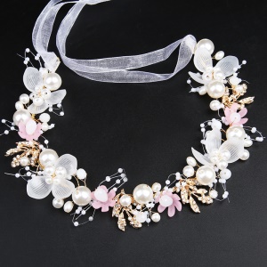 ANFAN couronne  de mariée à base de perles de cristal