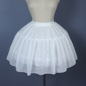 Jupe en mousseline de soie pour femme