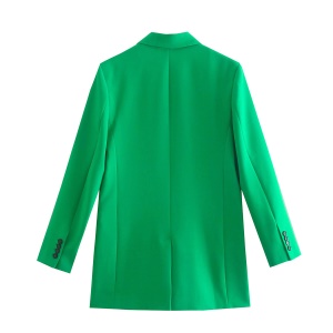 Ensemble costume professionnel pour femmes (Veste + mini jupe) avec  fente sur le côté