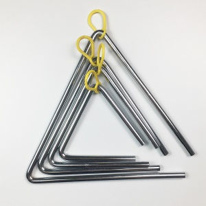 Triangle musical en fer