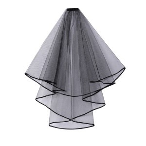 JQ-008 Voile de mariée double couche