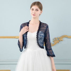 Châle écharpe de mariée dentelle protection solaire épaule