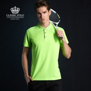 Polo sport pour hommes à séchage rapide demi-manches