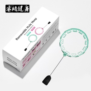 RUITENG Hula Hoop Cerceau  fitness  bicolore amovible exercice de reins