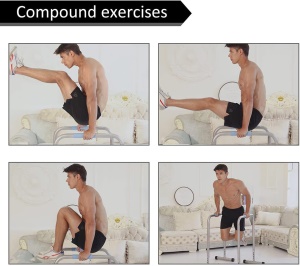 Barres parallèlesBaichuang Equpement de sport Multifonctionnel Simple à la maison
