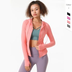 SAIBEI Sweat de sport à capuche pour femmes