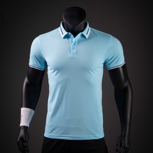 Polo col jacquard double face pour homme