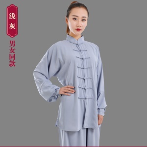 Costume de Tai Chi Entraînement d'arts martiaux en coton et soie  costume d'arts martiaux