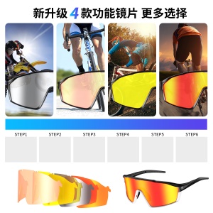 Lunettes sunok coupe-vent demi-cadre élastique
