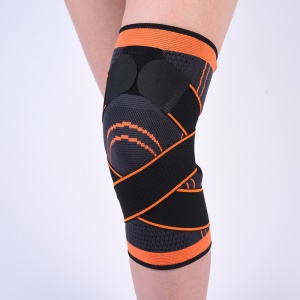 JIELIZHE Genouillère en nylon strap de pression tricoté