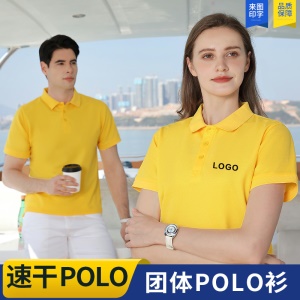 Polo à manches courtes pour hommes et femmes avec revers