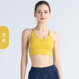 Débardeur de sport pour femmes avec bretelles croisées amortissantes