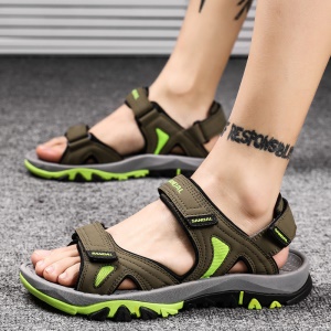 Sandales en caoutchouc artificiel PU semelle pour hommes