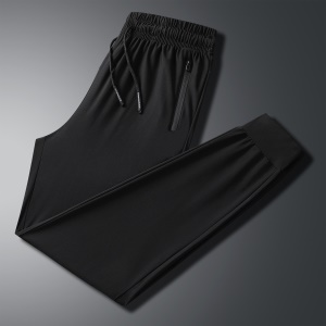 Pantalon de sport de plein air en soie de glace carbonique rapide haute élasticité
