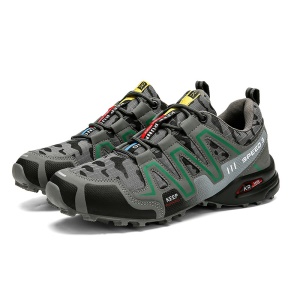 Chaussures de randonnée avec tige en cuir dépoli pour absorber l'humidité et la transpiration