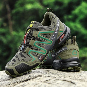 Chaussures de randonnée avec tige en cuir dépoli pour absorber l'humidité et la transpiration