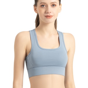 Débardeur de sport pour femmes résistant aux chocs et à la surface brillante