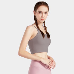 FANDIMU Débardeur de sport pour femmes  moulant et résistant aux chocs
