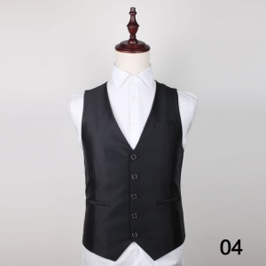 Gilet de costume homme simple boutonnage