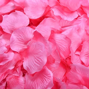 Pétales de rose artificielles en soie