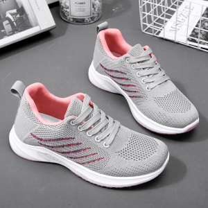 JINSHITUAN Chaussures de marche pour femmes à semelle souple respirant en maille