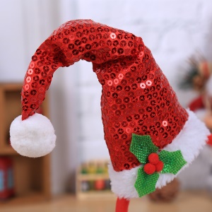JINMINGGUAN chapeau de Noël cerceau paillettes perles pour la décoration de Noël