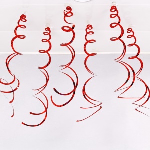 YIMENG double spirale pendentif décoration de fête en PVC