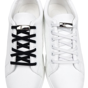 ANWAIKEJI chaussures de sport lacets avec boucles sans attaches