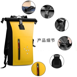 ZOUYSUN Sac de sport imperméable  en PVC  bande réfléchissante