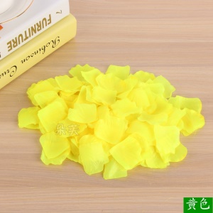 DUOFU Pétales de rose artificielles non tissés/tissu brillant en soie