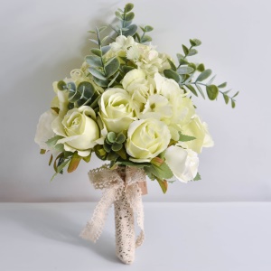 Yard & Garden bouquet de fleurs de mariage en tissu de soie
