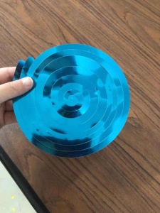 YIMENG double spirale pendentif décoration de fête en PVC