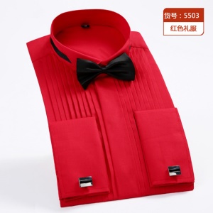 ESEA Chemise  pour homme avec revers en mélange de coton