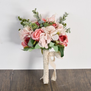 Yard & Garden bouquet de fleurs de mariage en tissu de soie