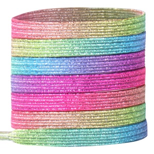 Chaussures de sport colorées Lacets Flat Magnetic Boucle sans attaches