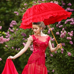 MUYUHEHUA Parapluie de protection solaire double dentelle