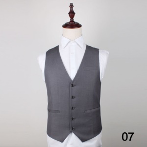 Gilet de costume homme simple boutonnage
