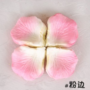 Pétales de rose artificielles en soie