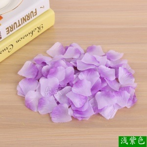 DUOFU Pétales de rose artificielles non tissés/tissu brillant en soie