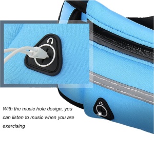 CWILKES sac banane de sport de plein air imperméable et antivol pour téléphone mobile plongée