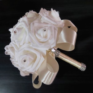 Bouquet de fleurs artificielles pour mariage PE