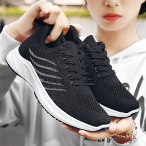 JINSHITUAN Chaussures de marche pour femmes à semelle souple respirant en maille